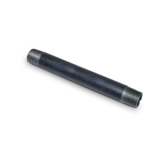 Black Iron Pipe Nipple 1/2&quot; MIP x 6&quot; (Sch40)