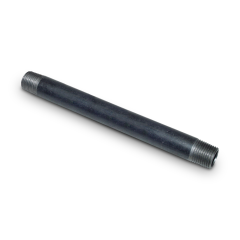 Black Iron Pipe Nipple 1/2&quot; MIP x 9&quot; (Sch40)