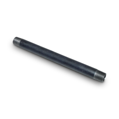 Black Iron Pipe Nipple 1/2&quot; MIP x 10&quot; (Sch40)