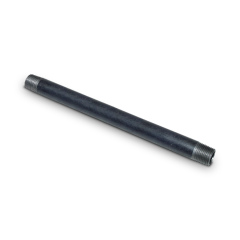Black Iron Pipe Nipple 1/2&quot; MIP x 11&quot; (Sch40)