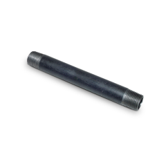 Black Iron Pipe Nipple 3/4&quot; MIP x 6&quot; (Sch40)
