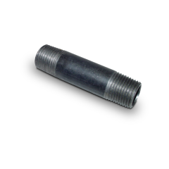 Black Iron Pipe Nipple 1/2&quot; MIP x 2&quot; (Sch40)