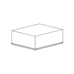 No Collar Ceiling Box with PG 12&quot; x 12&quot; x 4&quot; (Sealed)