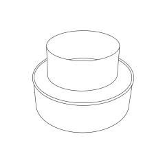 5&quot; x 3&quot; Reducer (No Crimp)