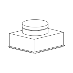 6&quot; Ceiling Box with PG 10&quot; x 4&quot; x 4&quot;