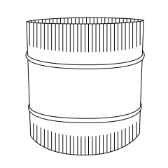 14&quot; Connecting Collar