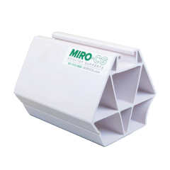 Miro-CG 6&quot; M-Hex Rooftop Pipe Support with Strut Channel 4.5&quot; x 5.2&quot; x 6&quot;, 300lbs.