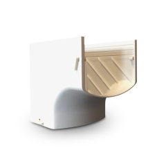 Cover Guard™ Line Set Cover 90° Internal Elbow 4-1/2&quot; 
