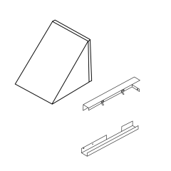 Manual Hood Package with Filter Rack for Small Packaged Products
