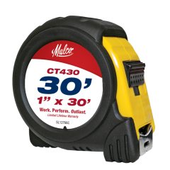 Malco® Non-Magnetic Measuring Tape 1&quot; x 30&#039;