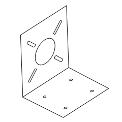 Termination Mounting Bracket 3/8&quot; - 1&quot;