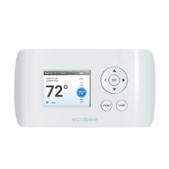 ecobee EMS Si 7/365 Day Programmable Thermostat with Wi-Fi, 2H/2C (3H/2C HP), 24Vac