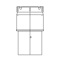 4&quot; Draft Hood Connector with HEM