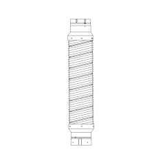4&quot; Flexible B-Vent Pipe 4&#039;