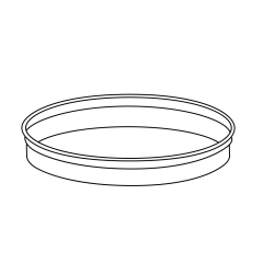4&quot; Round Spun Tee End Cap