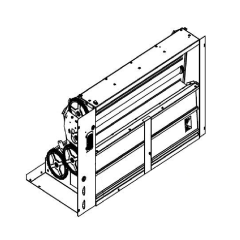 MicroMetl Vertical Economizer with Belimo Actuator, Genesis Ultra Low Leak with 3rd Party Control Options, Barometric Relief 