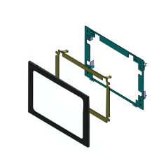Wall Mounting Kit; for 10&quot; TruVu Equipment Display