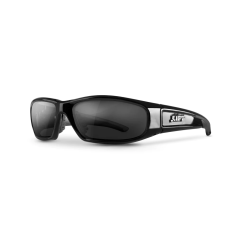Lift Safety Switch Safety Glasses (Black Frame - Smoke Lenses)
