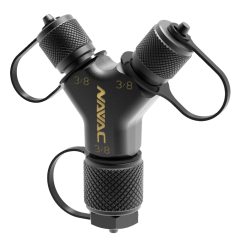 Navac Rapid-Y Connection Fitting (2) 3/8&quot; Male x (1) 3/8&quot; Female
