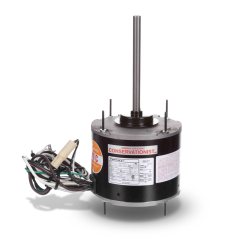 Century® HeatMaster® Condenser Fan Motor 1/4 HP, 1075 RPM, 208/230Vac, 2.0A, 5µF/370Vac, 1 Speed, 70°C (PSC)