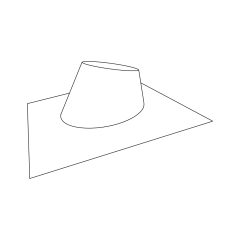 7&quot; Adjustable Roof Flashing 1/12 - 7/12
