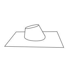 8&quot; Roof Flashing 1/12 - 6/12