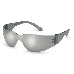 StarLite® Safety Glasses (Gray Frame - Silver Mirrored Lenses)