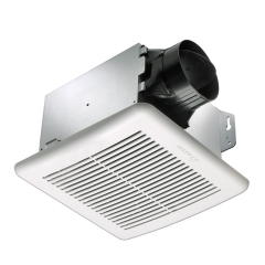 Delta BreezGreenBuilder ENERGY STAR® Certified Humidity Sensing Ventilation Fan 4 in. Round Duct, 80CFM, 0.8 Sones, 120Vac (Wall Mountable)