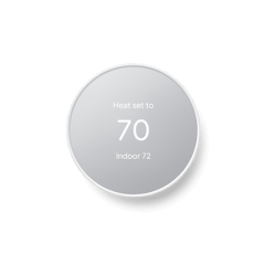 Nest Thermostat 2H/2C, 24Vac/3Vdc (2 AAA - Snow)