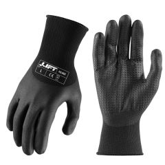 Lift Safety Palmer Microfoam Nitrile Gloves with 3/4&quot; Dip &amp; Dots (L)