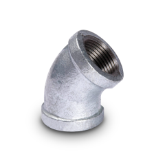 Galvanized Iron Pipe 45° Elbow 1/2&quot; FIP (cl150 - Sch40)