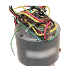 Condenser Fan Motor 1/8HP, 825RPM, 208/230Vac, 0.80A, 7.5µF/370Vac, 2 Speed, (PSC)