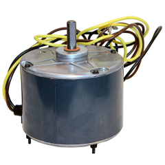Condenser Fan Motor 1/8HP, 825RPM, 208/230Vac, 0.90A, 5µF/370Vac, 1 Speed, (PSC)