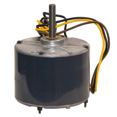 Condenser Fan Motor 1/8HP, 810RPM, 208/230Vac, 0.90A, 5µF/370Vac, 1 Speed, (PSC)