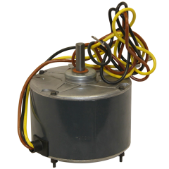 Condenser Fan Motor 1/5HP, 1100RPM, 208/230Vac, 1.10A, 5µF/370Vac, 1 Speed, (PSC)