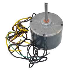 Condenser Fan Motor 1/4HP, 1100RPM, 208/230Vac, 1.40A, 5µF/370Vac, 1 Speed, (PSC)