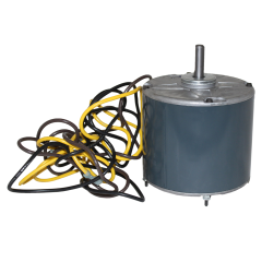 Condenser Fan Motor 1/3HP, 1110RPM, 208/230Vac, 1.90A, 10µF/370Vac, 1 Speed, (PSC)