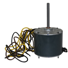 Condenser Fan Motor 1/4HP, 1100RPM, 208/230Vac, 1.42A, 10µF/370Vac, 1 Speed, (PSC)