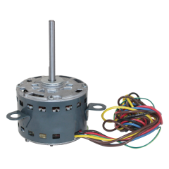Direct Drive Blower Motor 1/4HP, 1075RPM, 208/230Vac, 2.0A, 15µF/370Vac, 3 Speed, (PSC)