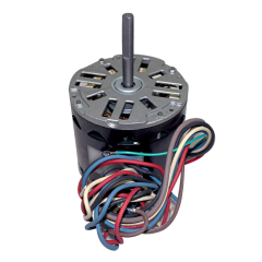 Direct Drive Blower Motor 1/2HP, 1075RPM, 115Vac, 9.6A, 15µF/370Vac, 3 Speed, 40 °C, (PSC)
