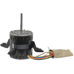 Direct Drive Blower Motor 1HP, 1075RPM, 115Vac, 14.2A, 35µF/370Vac, 5 Speed, 60 °C, (PSC)