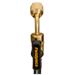 Fieldpiece® Ball Valve Charging Hose 800 psi, 1/4&quot; x 1/4&quot; x 60&quot; (Black)