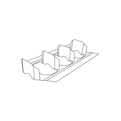 Vane Rail 2&quot; x 10&#039; 22ga