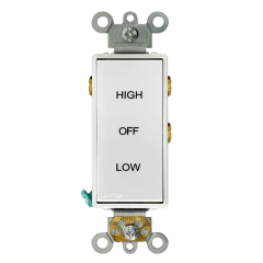 QuietCool® High/Low Rocker Switch, 15A, 120/277V
