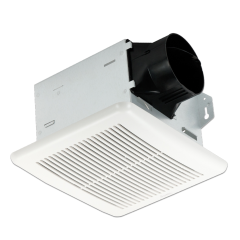 Delta BreezIntegrity ENERGY STAR® Certified Humidity Sensing Ventilation Fan 4 in. Round Duct, 80CFM, 1.3 Sones, 120Vac (Wall Mountable)