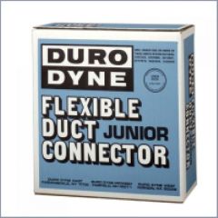 Junior Flexible Vinyl Duct Connector 1-3/4&quot; x 3&quot; x 1-3/4&quot; x 100&#039; (Excelon® - Black)