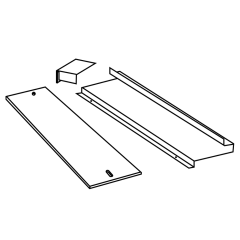 Downflow Conversion Kit for Sloped Fan Coils