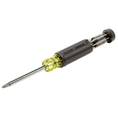 Klein Tools® 15-IN-1 Multi-Bit Screwdriver/Nut Driver #0 #1 #2 &amp; #3 Phillips, 5/32&quot; &amp; 1/4&quot; Slotted, 1/4&quot; Hex, #1 &amp; #2 Square, #1 &amp; #2 Combo, #10 #15 &amp; #20 &amp; #25 TORX®
