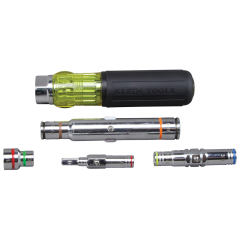 Klein Tools® 7-IN-1 Multi-Bit Magnetic Nut Driver 1/4&#039;&#039;, 5/16&#039;&#039;, 11/32&#039;&#039;, 3/8&#039;&#039;, 1/2&#039;&#039;, 7/16&#039;&#039;, 9/16&#039;&#039;