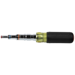 Klein Tools® 9-in-1 Pass Through Magnetic Nut Driver, 3/16&quot;, 1/4&quot;, 5/16&quot;, 11/32&quot;, 3/8&quot;, 7/16&quot;, 1/2&quot;, 9/16&quot;, 3/4&quot; (SAE)